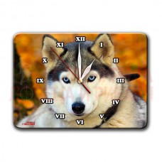 Стенен часовник с кучета